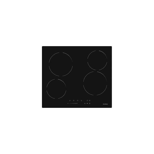 Электрическая варочная поверхность Darina 6P E 323 B, конфорок: 4 шт., стеклокерамика, независимая, черный фото 1