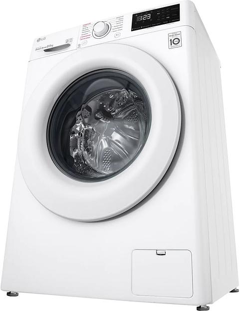 Стиральная машина LG F2V3GS3W класс: A загр.фронтальная макс.:8.5кг белый фото 7
