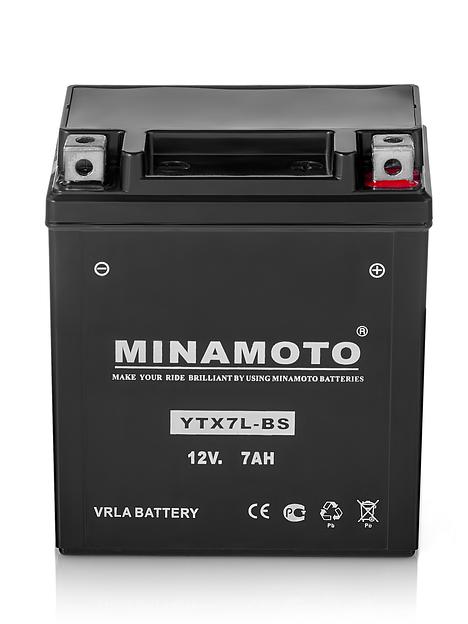 Мотоаккумулятор YTX7L-BS ОПТ фото 1