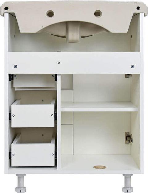 Тумба Жасмин 65 DORATIZ 9911.772, белая золото, под умывальник Классик 65 фото 5