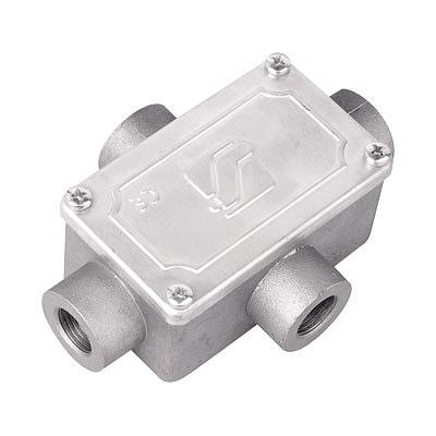 Коробка ответвительная алюминиевая, 4 ввода, М50х1,5 ,IP55,171х78х71мм фото 1