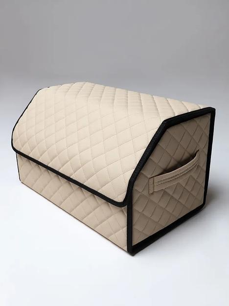 Органайзер в багажник для автомобиля бежевый ОПТ фото 5