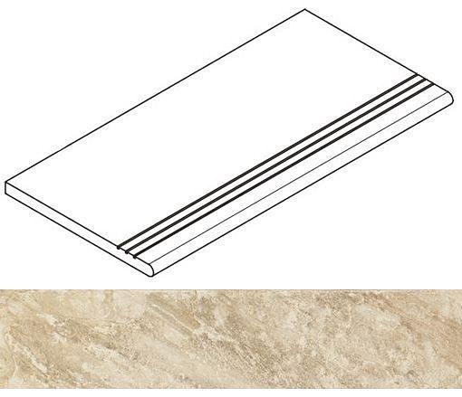 Ступень Italon Climb X2 Закруглённая Грип Rope Левая 30x60 фото 1