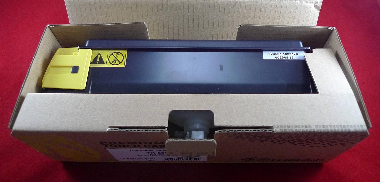 Тонер-картридж для Kyocera FS-C5150DN/P6021CDN TK-580Y yellow 2.8K ELP Imaging® фото 2