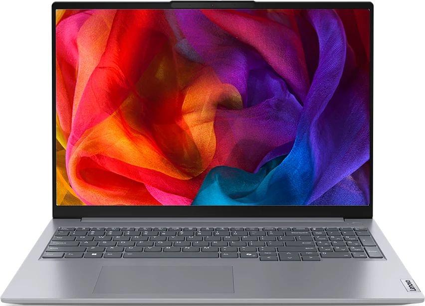 Ноутбук Lenovo Thinkbook 16 G7 IML Core Ultra 7 155H 8Gb SSD512Gb Intel Arc 16" IPS WUXGA (1920x1200)/ENGKBD noOS grey WiFi BT Cam Bag (21MS000NGQ) фото 1