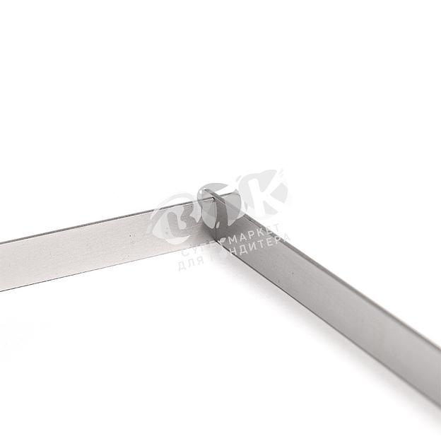 Рамка для конфет и шоколада 220х220х20 мм нержавеющая сталь фото 3