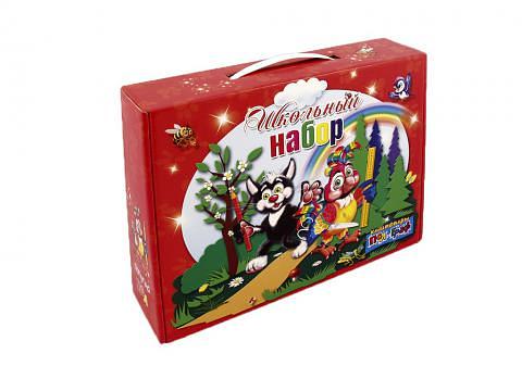 Коробка для школьного набора «Пол и Граф» (красная), М-775/н фото 1