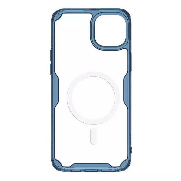 Чехол Nature TPU Pro Magnetic Case, Blue, (AP IP15 Plus) фото 6