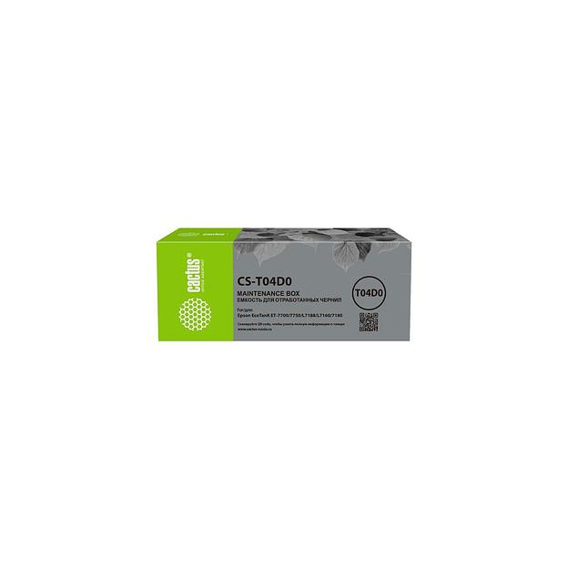 Бункер Cactus CS-T04D0 (T04D0 емкость для отработанных чернил) для L7160/7180 фото 1