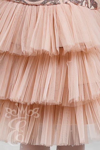 Платье «Её малышество» для девочек нарядное, королевский розовый, 92 фото 4