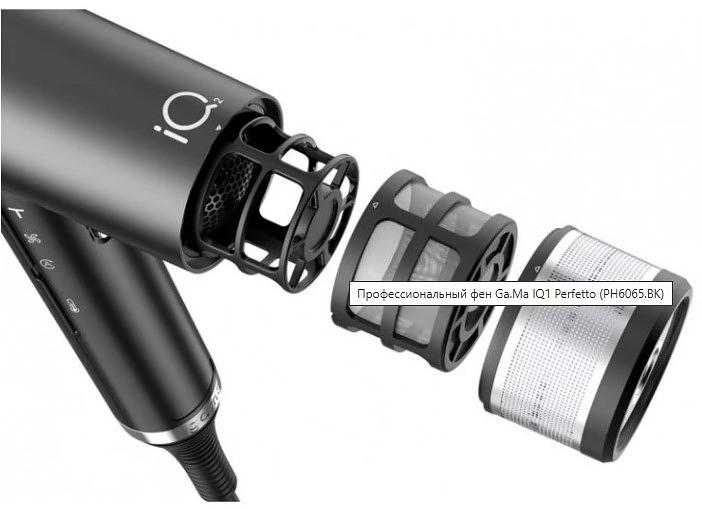 Фен IQ1 PERFETTO BLACK GA.MA фото 2