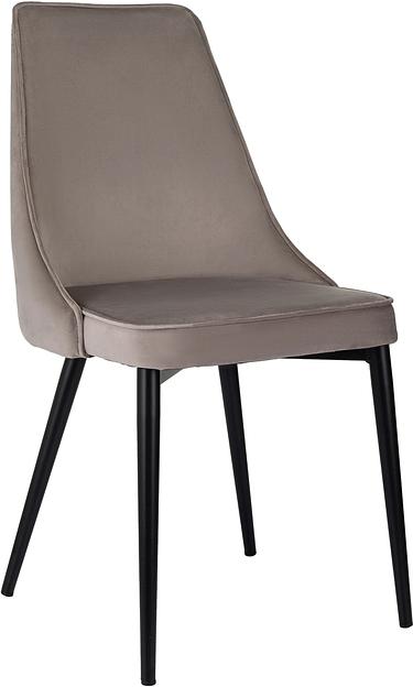 Стул для дома Бюрократ CH-K4_2 комплект 2шт т.бежевый Holland 61 металл черный на ножках (CH-K4_1/HL61_2) фото 2