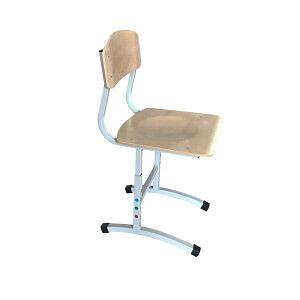 Стул ученический регулируемый, каркас из труб квадратного сечения, 380x380/420/460x450 мм фото 1