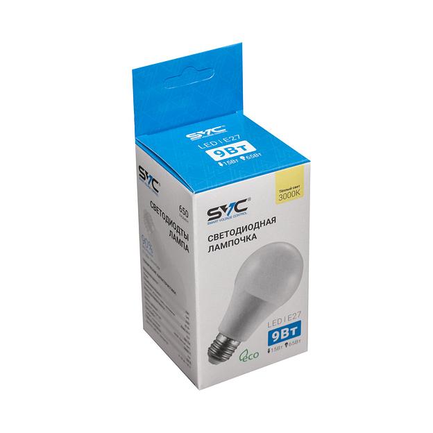 Эл. лампа светодиодная SVC LED G45-9W-E27-3000K  Тёплый G45-9W-E27-3000K фото 2