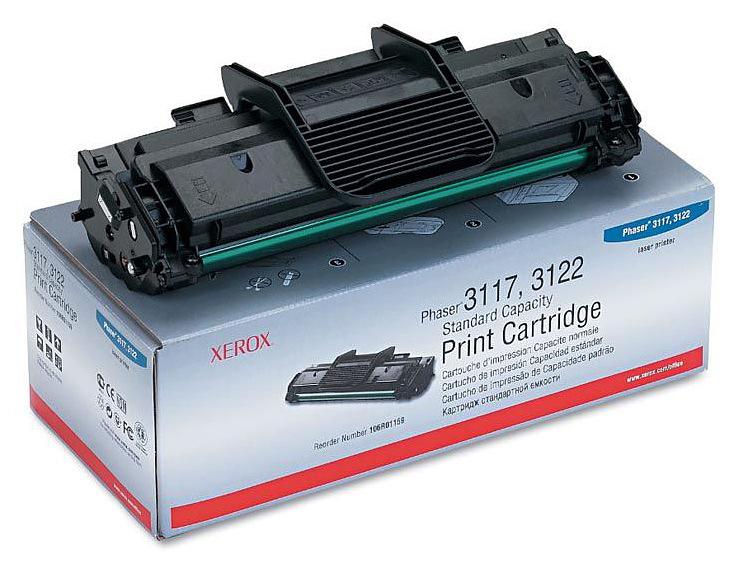 Картридж лазерный Xerox 106R01159 черный (3000стр.) для Xerox Ph 3117/3122/3124/3125 фото 1