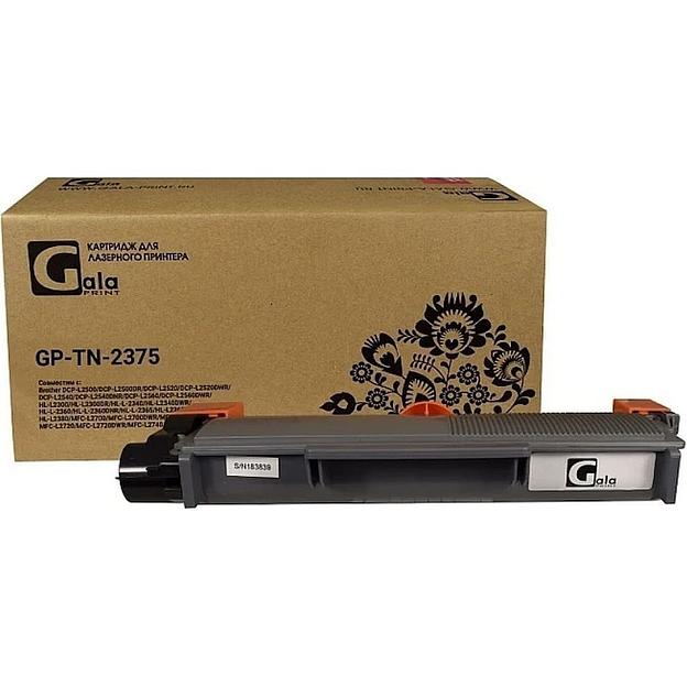 GalaPrint Картридж GP-TN-2375 для принтеров Brother DCP-L2500/DCP-L2500DR/DCP-L2520/DCP-L2520DWR/DCP-L2540/DCP-L2540DNR/DCP-L2560/DCP-L2560DWR/HL-L2300/HL-L2300DR/HL-L2340/HL-L2340DWR/HL-L2360/HL-L2360DNR/HL-L2365/HL-L2365DWR/HL-L2380/MFC-L2700/MFC-L270 фото 1