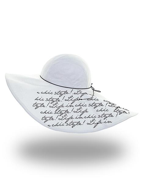 Макси шляпа стиль росчерк лен опт фото 8