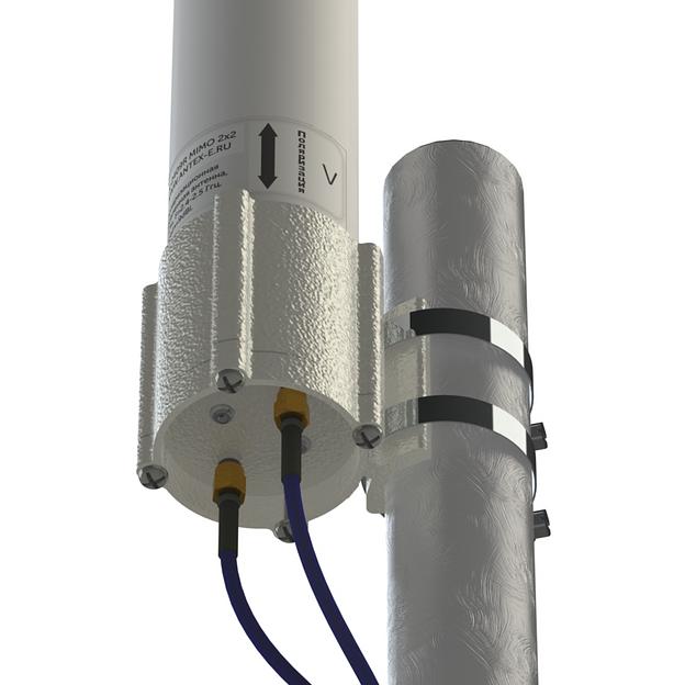 Всенаправленная антенна AX-2409R MIMO 2x2 (OMNI) 9dBi 2.4GHz, RP SMA-female фото 3