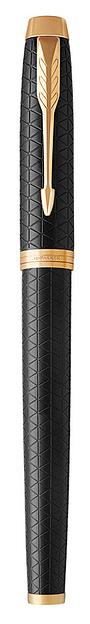 Ручка перьев. Parker IM Premium F323 (CW1931646) Black GT F сталь нержавеющая подар.кор. фото 2