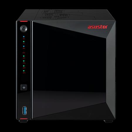 Cетевое хранилище ASUSTOR AS5404T 2-Bay NAS/Media player/Intel Celeron N5105 2.0GHz up to 2.9GHz, 4GB SO-DIMM DDR4, noHDD(HDD,SSD),/2x 2,5Gb (LAN)/3xUSB3.2,HDMI; 90IX01R1-BW3S40 (AS5404T) фото 3