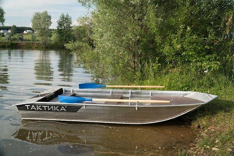 Алюминиевая лодка Тактика 370, 370*130*45 см фото 2