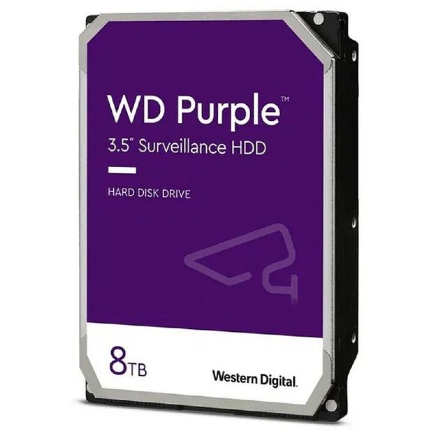 HDD WD SATA3 8Tb Purple 5640 256Mb WD85PURU фото 1
