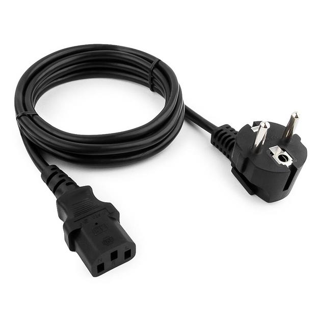 Кабель питания EU-Schuko/IEC320-C13, 220B, 10А, 1.8м фото 3