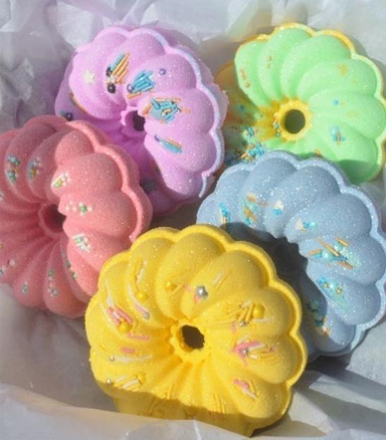 Бомбочки для ванны Bliss you «Пончик зефирный» 7 см ОПТ фото 1