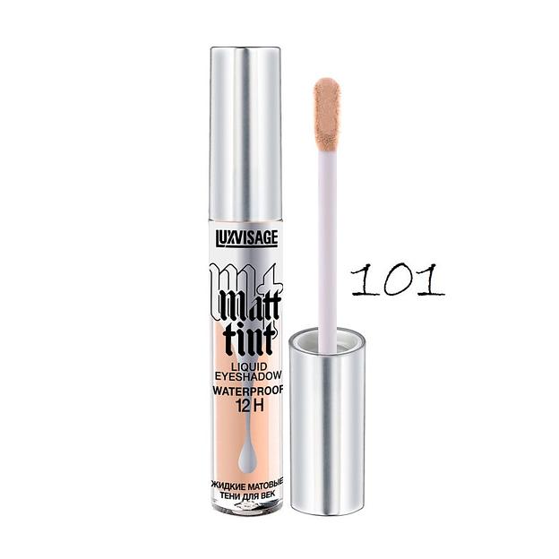 Lux visage matt tint waterproof 12h жидкие матовые тени для век 101 cream beige фото 1