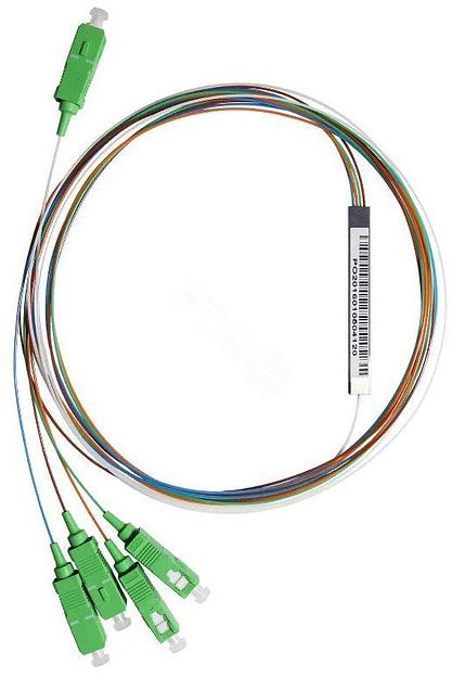 PLС сплиттер 1х4, 0.9мм, SC/APC фото 1