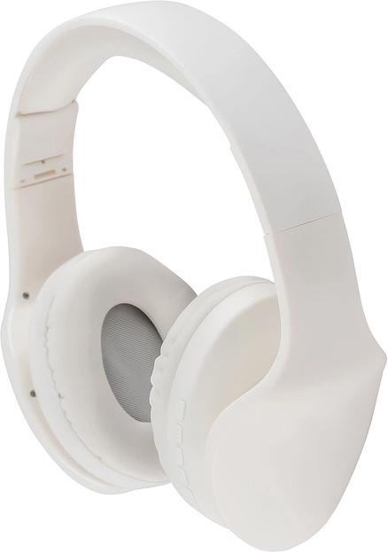 Гарнитура накладные Hyundai H-HP104 белый беспроводные bluetooth оголовье фото 4