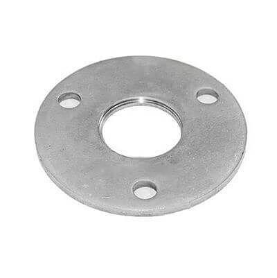 Фланец для стойки Ф38 Ф50.8 ст.3 толщина 8 опт фото 1