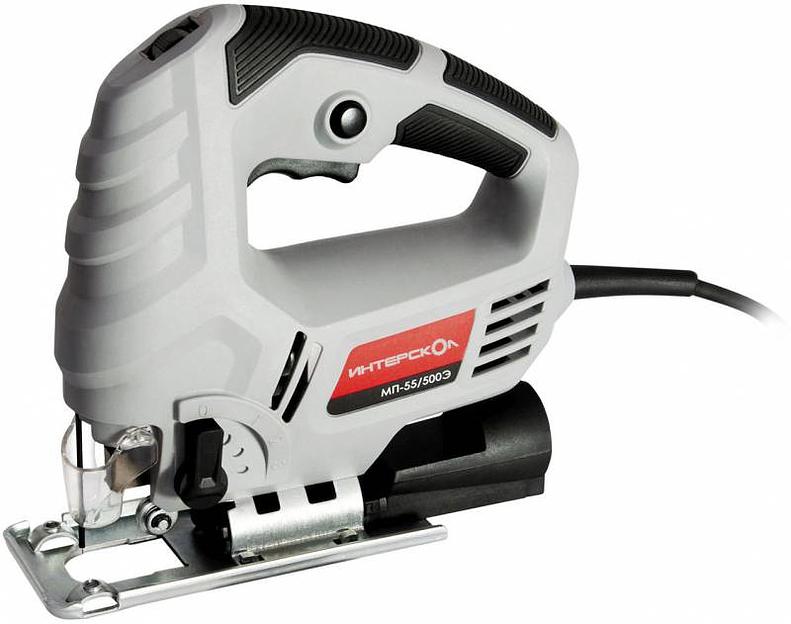 Лобзик Интерскол МП-55/500Э 500Вт 3000ходов/мин от электросети фото 1