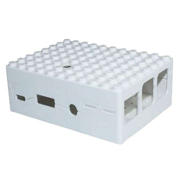 RA181 Корпус ACD White ABS Plastic Building Block case for Raspberry Pi 3 B/B+ (CBPIBLOX-WHT) (494279) фото 1
