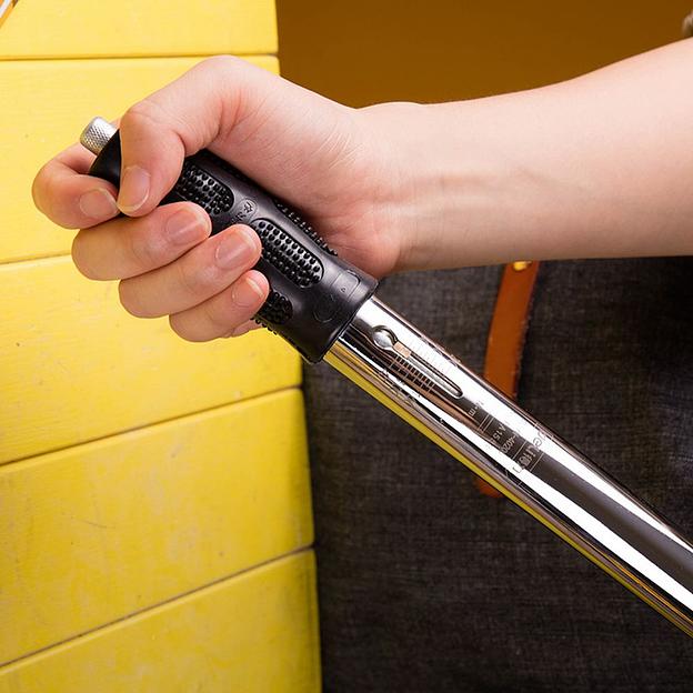 Ключ Deli Динамометрический ключ предельный Deli DL-YN-40200 40-200Нм, 1/2", головка Cr-Mo, 72 зуба, точность +/- 3%, противоскользящая рукоятка, кейс фото 4
