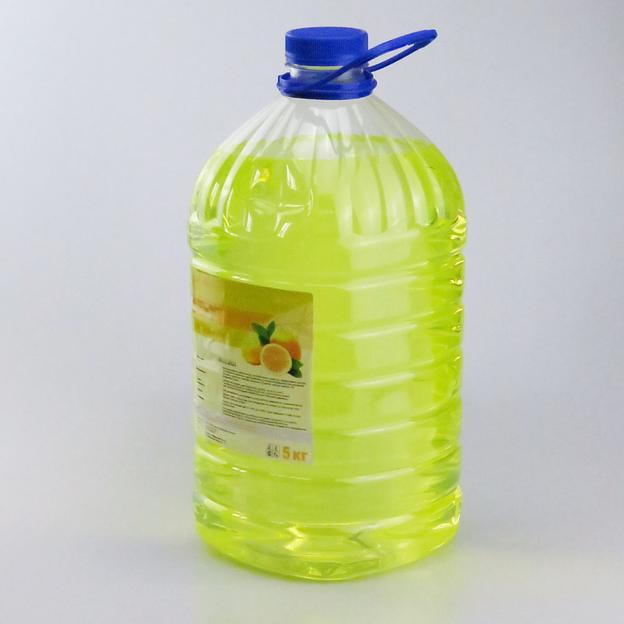 Жидкое крем-мыло "М-070" ПЭТ 5кг лимон фото 3