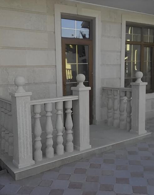 Балясина (перила) из травертина, под заказ фото 3