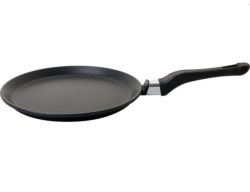 Сковорода для блинов d=24 см. h=2 см. алюм. с антиприг. покрыт. /1/ фото 1