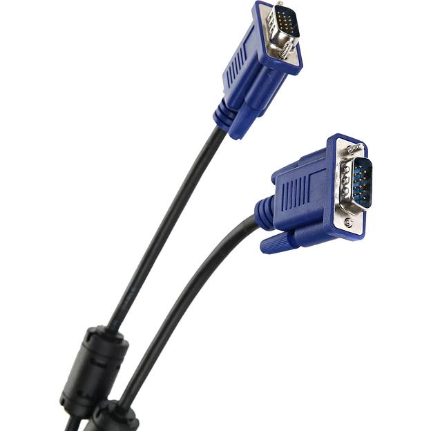 Кабель соединительный SVGA (15M/M) 3m 2 фильтра TV-COM VCOM QCG120H-3M фото 2
