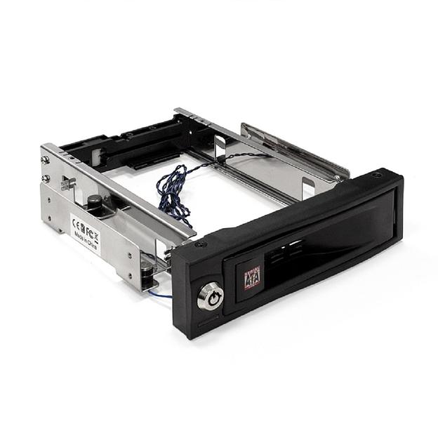 Exegate EX289283RUS Корзина для HDD HS135-01 (универсальная, на 1*3,5" SATA/SAS HDD, занимает 1*5,25" отсек) фото 1