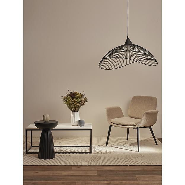 Столик журнальный Mayen, 90х40 см, белый/черный фото 9