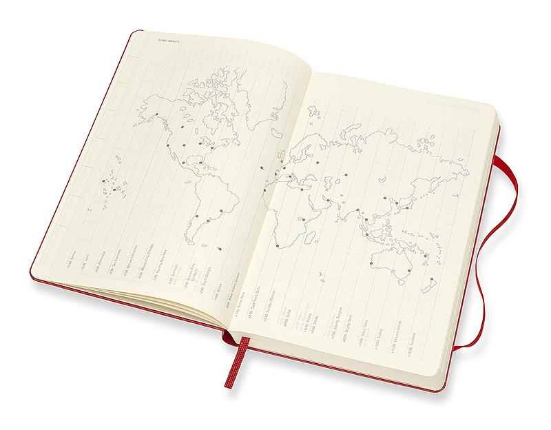 Ежедневник Moleskine CLASSIC Large 130х210мм 400стр. красный фото 4