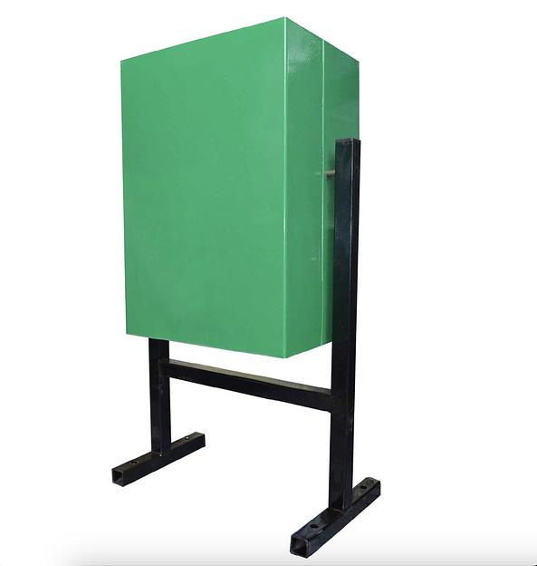 Урна УН-20/ УН-21 опрокидывающаяся на двух опорах прямоугольная 20 л, опт фото 1