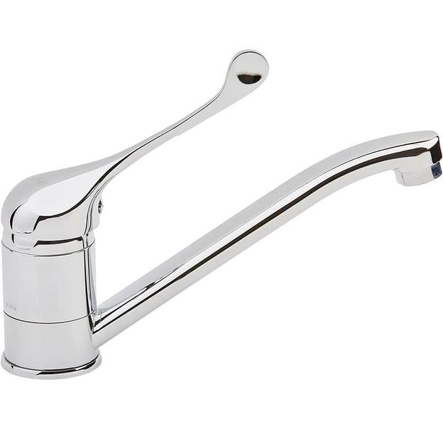 Смеситель для мойки с хирургической ручкой "Istok life" излив 150 мм фото 1