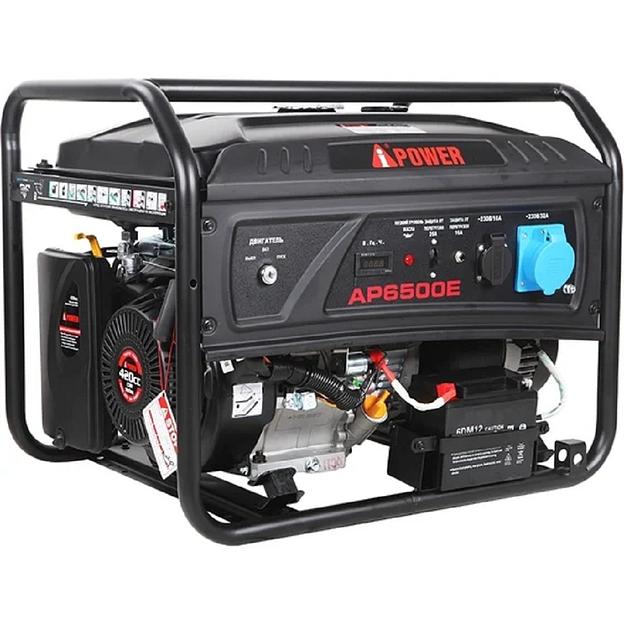 A-ipower Бензиновый генератор A-iPower lite AP6500E с подключением АВР [20207] фото 1