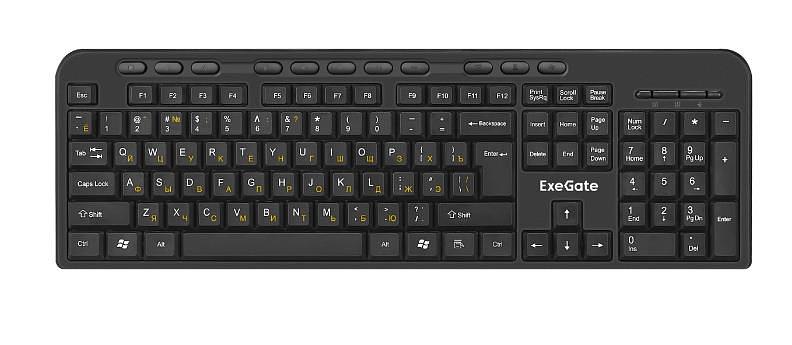 Exegate EX286220RUS Комплект беспроводной ExeGate Professional Standard Combo MK240 (кл.115кл+мышь800/1200 4кн.+Scr,USB) фото 2