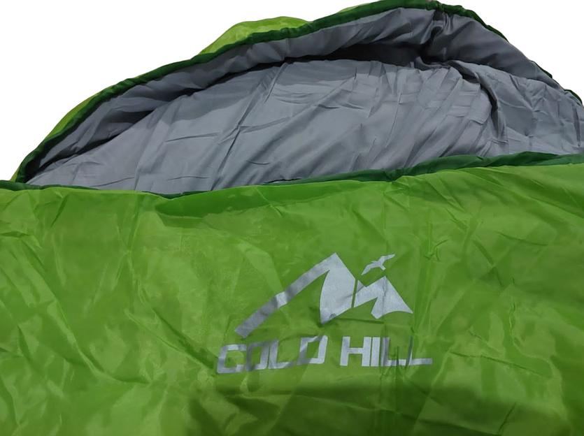 Спальник для походов Cold Hill зеленый ОПТ фото 2