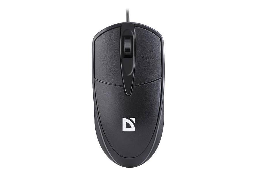 Defender Проводная оптическая мышь Trace MB-989, 3D,1,2м,1000dpi, чёрный. 5 фото 1