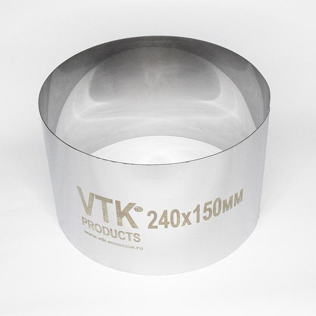 Форма для выпечки и заморозки Кольцо диаметр 240 мм высота 150 мм фото 1