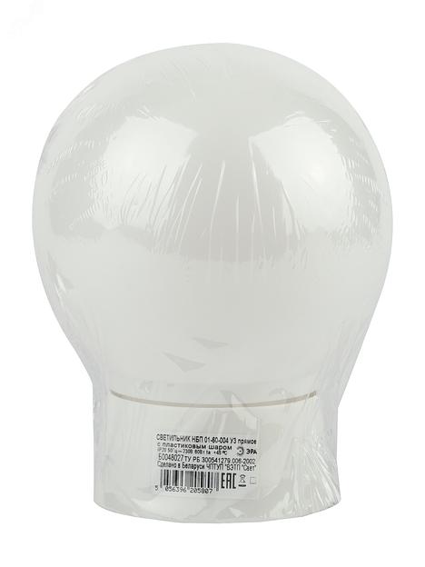 Светильник пластик, пл-н полиэтилен, 60Вт, Е27, IP20, УХЛ1, 150х150 мм НБП 01-60-004 ЭРА Б0048027 фото 2